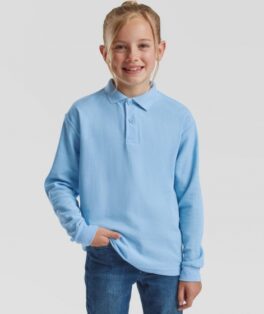 Polo dziecięce 65/35 z długim rękawem