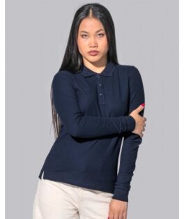 Polo damskie długi rękaw
