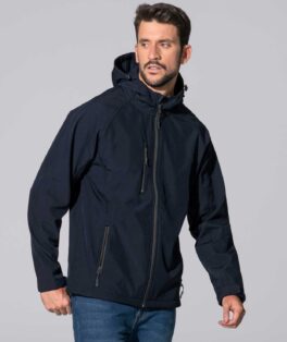 SOFTSHELL JACKET HOODED MAN
